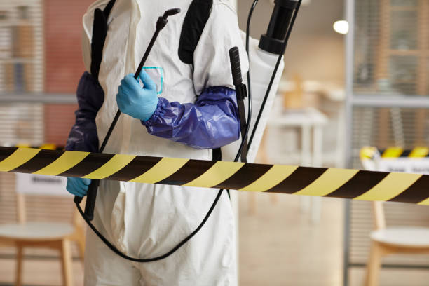 Professional Biohazard Cleanup technician working in Wayne, PA
